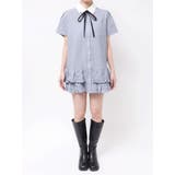 リボンタイヘムフリルチュニックシャツ | jouetie | 詳細画像40 