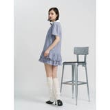 リボンタイヘムフリルチュニックシャツ | jouetie | 詳細画像6 