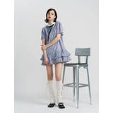 リボンタイヘムフリルチュニックシャツ | jouetie | 詳細画像7 