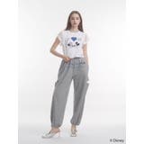 【Mickey&Minnie】カットアウトスウェットパンツ | jouetie | 詳細画像3 