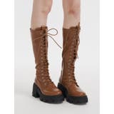 ストレッチレースアップロングブーツ | jouetie | 詳細画像6 