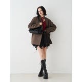 アシメヘムデニムミニスカート【セットアップ対応】 | jouetie | 詳細画像13 