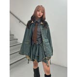 アシメヘムデニムミニスカート【セットアップ対応】 | jouetie | 詳細画像18 