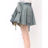 アシメヘムデニムミニスカート【セットアップ対応】 | jouetie | 詳細画像26 