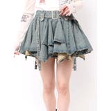 アシメヘムデニムミニスカート【セットアップ対応】 | jouetie | 詳細画像36 