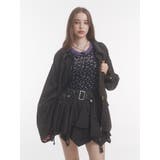 アシメヘムデニムミニスカート【セットアップ対応】 | jouetie | 詳細画像4 