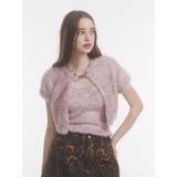 ピンク | ハーフスリーブラメニットアンサンブル | jouetie