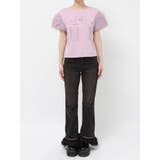 フリルチュールドッキングTシャツ | jouetie | 詳細画像21 