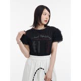 フリルチュールドッキングTシャツ | jouetie | 詳細画像6 