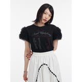 フリルチュールドッキングTシャツ | jouetie | 詳細画像8 