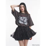 ブラック | 【KevinCummins×jouetie】フォトダメージBIGTシャツ | jouetie