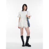 フリルドッキングルーズTシャツ | jouetie | 詳細画像12
