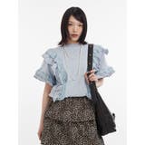 フリルドッキングルーズTシャツ | jouetie | 詳細画像16