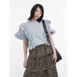 フリルドッキングルーズTシャツ | jouetie | 詳細画像17