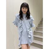 フリルドッキングルーズTシャツ | jouetie | 詳細画像24