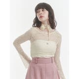 レースギャザートップス | jouetie | 詳細画像14 