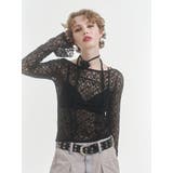 レースギャザートップス | jouetie | 詳細画像3 