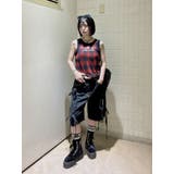 レースラインストーンロゴタンクトップ | jouetie | 詳細画像14