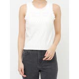 レースラインストーンロゴタンクトップ | jouetie | 詳細画像32