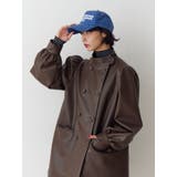 フェイクレザーAラインジャケット | jouetie | 詳細画像13