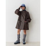 フェイクレザーAラインジャケット | jouetie | 詳細画像17