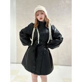 フェイクレザーAラインジャケット | jouetie | 詳細画像19