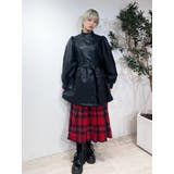 フェイクレザーAラインジャケット | jouetie | 詳細画像2