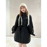 フェイクレザーAラインジャケット | jouetie | 詳細画像20