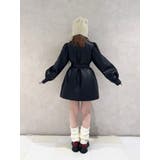 フェイクレザーAラインジャケット | jouetie | 詳細画像21