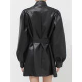 フェイクレザーAラインジャケット | jouetie | 詳細画像28