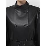 フェイクレザーAラインジャケット | jouetie | 詳細画像29