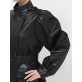 フェイクレザーAラインジャケット | jouetie | 詳細画像30