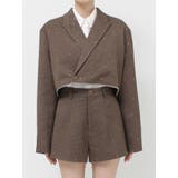 ラインストーンテーラードジャケット【セットアップ対応】 | jouetie | 詳細画像33