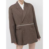 ラインストーンテーラードジャケット【セットアップ対応】 | jouetie | 詳細画像38