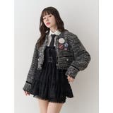 【PosTokyo】ノーカラーツイードジャケット | jouetie | 詳細画像1 