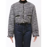 【PosTokyo】ノーカラーツイードジャケット | jouetie | 詳細画像14 