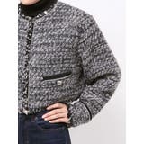 【PosTokyo】ノーカラーツイードジャケット | jouetie | 詳細画像18 