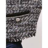 【PosTokyo】ノーカラーツイードジャケット | jouetie | 詳細画像21 