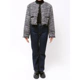 【PosTokyo】ノーカラーツイードジャケット | jouetie | 詳細画像25 