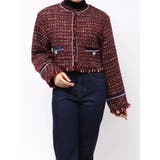 【PosTokyo】ノーカラーツイードジャケット | jouetie | 詳細画像28 