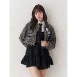 【PosTokyo】ノーカラーツイードジャケット | jouetie | 詳細画像5 