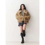 【WEB限定】ベルトミドルファーコート | jouetie | 詳細画像12