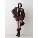 【WEB限定】ベルトミドルファーコート | jouetie | 詳細画像18