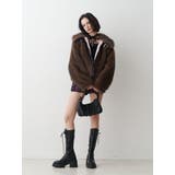 【WEB限定】ベルトミドルファーコート | jouetie | 詳細画像2