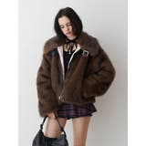 【WEB限定】ベルトミドルファーコート | jouetie | 詳細画像21