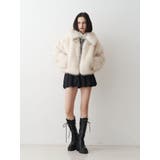 【WEB限定】ベルトミドルファーコート | jouetie | 詳細画像3