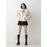 【WEB限定】ベルトミドルファーコート | jouetie | 詳細画像4