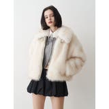 【WEB限定】ベルトミドルファーコート | jouetie | 詳細画像8