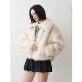 【WEB限定】ベルトミドルファーコート | jouetie | 詳細画像9