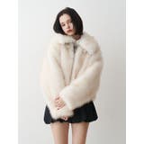 アイボリー | 【WEB限定】ベルトミドルファーコート | jouetie